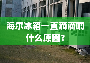 海尔冰箱一直滴滴响什么原因？