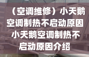 （空调维修）小天鹅空调制热不启动原因 小天鹅空调制热不启动原因介绍