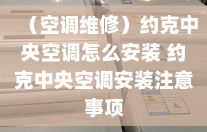 （空调维修）约克中央空调怎么安装 约克中央空调安装注意事项