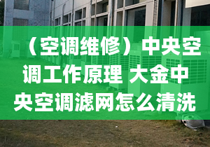 （空调维修）中央空调工作原理 大金中央空调滤网怎么清洗