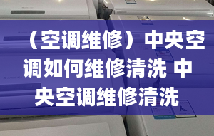 （空调维修）中央空调如何维修清洗 中央空调维修清洗