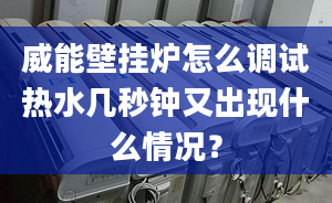 威能壁挂炉怎么调试热水几秒钟又出现什么情况？