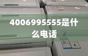 4006995555是什么电话