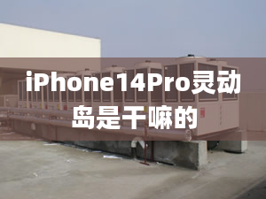 iPhone14Pro灵动岛是干嘛的