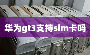 华为gt3支持sim卡吗