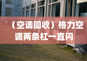 （空调回收）格力空调两条杠一直闪