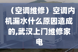 （空调维修）空调内机漏水什么原因造成的,武汉上门维修家电