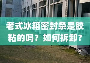 老式冰箱密封条是胶粘的吗？如何拆卸？