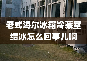 老式海尔冰箱冷藏室结冰怎么回事儿啊