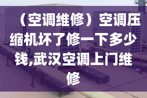 （空调维修）空调压缩机坏了修一下多少钱,武汉空调上门维修