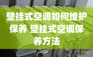 壁挂式空调如何维护保养 壁挂式空调保养方法