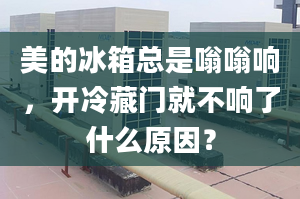 美的冰箱总是嗡嗡响，开冷藏门就不响了什么原因？