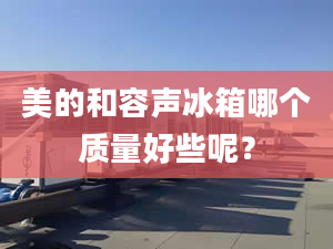 美的和容声冰箱哪个质量好些呢？