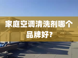 家庭空调清洗剂哪个品牌好？