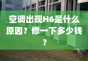 空调出现H6是什么原因？修一下多少钱？