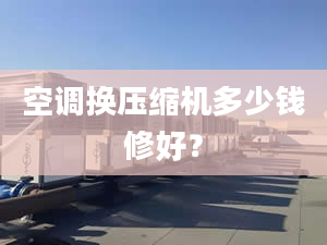 空调换压缩机多少钱修好？