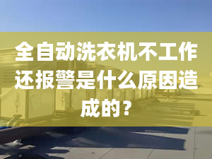 全自动洗衣机不工作还报警是什么原因造成的？