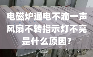 电磁炉通电不滴一声风扇不转指示灯不亮是什么原因？