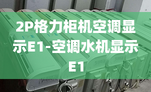 2P格力柜机空调显示E1-空调水机显示E1