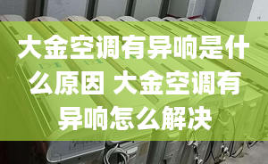 大金空调有异响是什么原因 大金空调有异响怎么解决