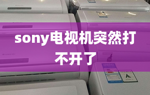 sony电视机突然打不开了