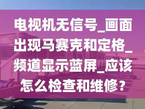 电视机无信号_画面出现马赛克和定格_频道显示蓝屏_应该怎么检查和维修？