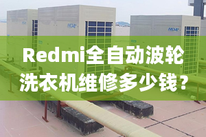 Redmi全自动波轮洗衣机维修多少钱？