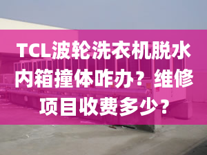 TCL波轮洗衣机脱水内箱撞体咋办？维修项目收费多少？