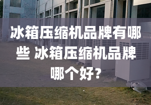 冰箱压缩机品牌有哪些 冰箱压缩机品牌哪个好？