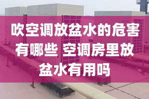 吹空调放盆水的危害有哪些 空调房里放盆水有用吗