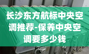 长沙东方航标中央空调推荐-保养中央空调要多少钱