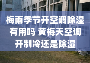 梅雨季节开空调除湿有用吗 黄梅天空调开制冷还是除湿