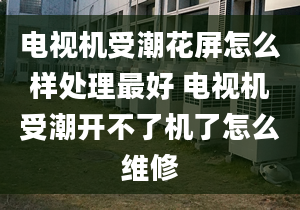 电视机受潮花屏怎么样处理最好 电视机受潮开不了机了怎么维修