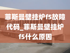 菲斯曼壁挂炉f5故障代码_菲斯曼壁挂炉f5什么原因