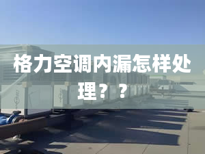 格力空调内漏怎样处理？？