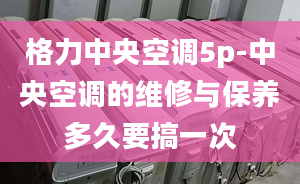 格力中央空调5p-中央空调的维修与保养多久要搞一次