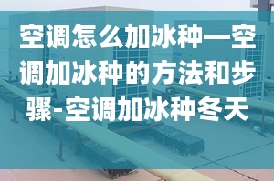 空调怎么加冰种—空调加冰种的方法和步骤-空调加冰种冬天 