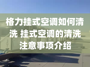 格力挂式空调如何清洗 挂式空调的清洗注意事项介绍