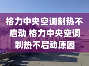 格力中央空调制热不启动 格力中央空调制热不启动原因