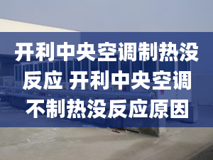 开利中央空调制热没反应 开利中央空调不制热没反应原因