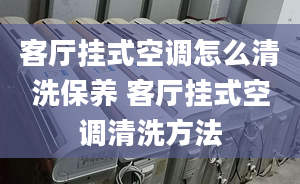 客厅挂式空调怎么清洗保养 客厅挂式空调清洗方法