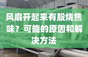 风扇开起来有股烧焦味？可能的原因和解决方法