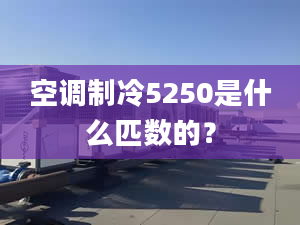 空调制冷5250是什么匹数的？