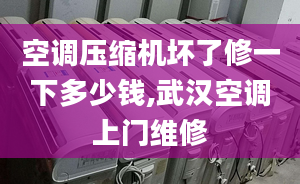 空调压缩机坏了修一下多少钱,武汉空调上门维修