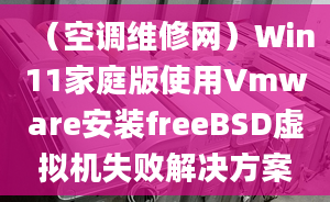 （空调维修网）Win11家庭版使用Vmware安装freeBSD虚拟机失败解决方案