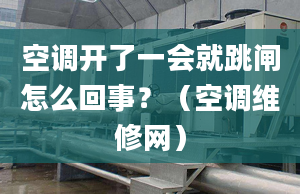 空调开了一会就跳闸怎么回事？（空调维修网）