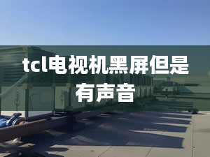 tcl电视机黑屏但是有声音