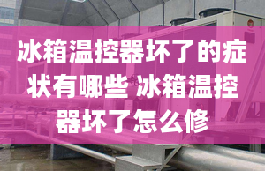 冰箱温控器坏了的症状有哪些 冰箱温控器坏了怎么修