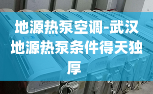 地源热泵空调-武汉地源热泵条件得天独厚 